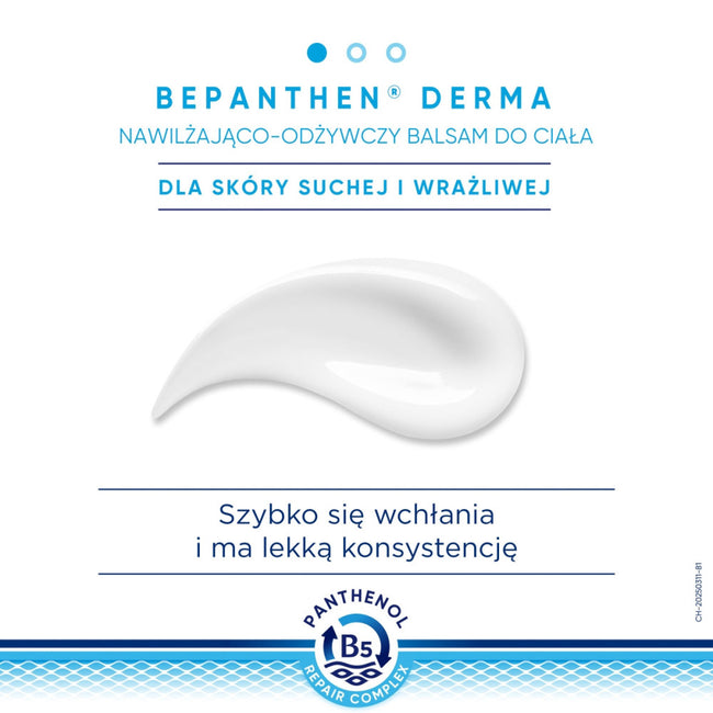Bepanthen Derma nawilżająco-odżywczy balsam do ciała 400ml