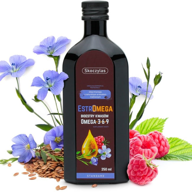 Skoczylas EstrOmega bioestry kwasów omega 3-6-9 suplement diety w płynie 250ml