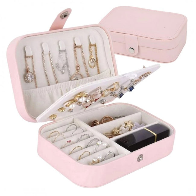 Ecarla Szkatułka na biżuterię Różowa PD160R