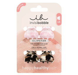 Invisibobble Clipstar Fashion zestaw mini klamer do włosów Petit Four 4szt.