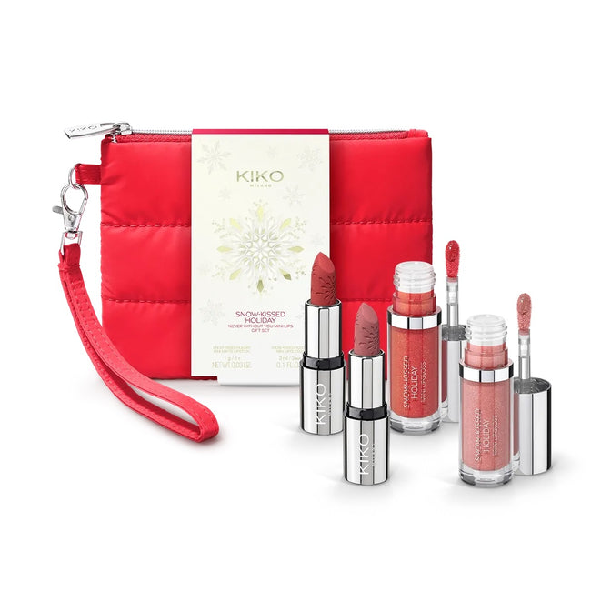 KIKO Milano Snow-Kissed Holiday Never Without You Mini Lips Gift Set zestaw upominkowy do makijażu ust