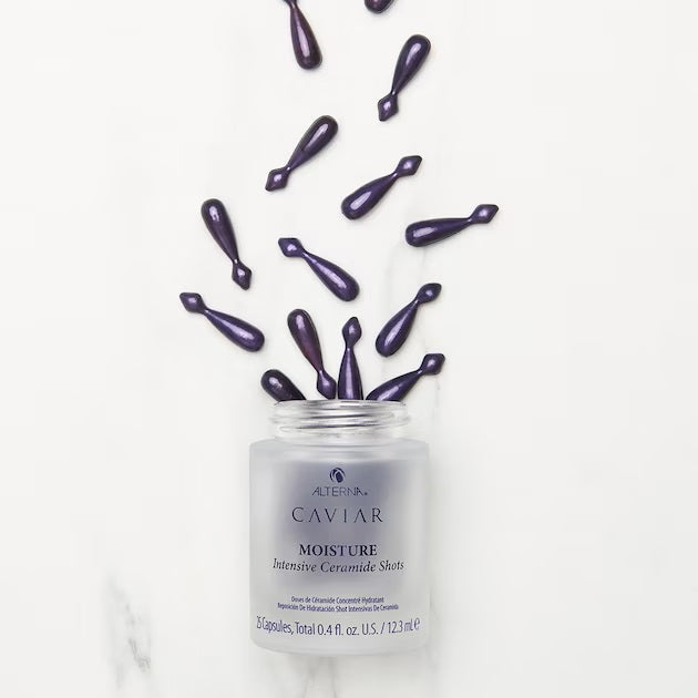 Alterna Caviar Moisture Intensive Ceramide Shots koncentrat silnie regenerujący włosy 25 kapsułek