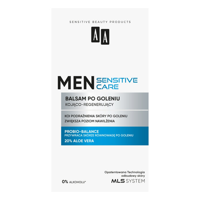 AA Men Sensitive balsam po goleniu kojąco-regenerujący 100ml
