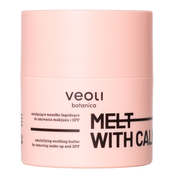 Veoli Botanica Melt With Calmness emulgujące masełko kojące do zmywania makijażu i SPF do skóry szczególnie wrażliwej 40g