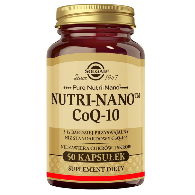 Solgar Nutri-Nano™ CoQ-10 suplement diety 50 kapsułek