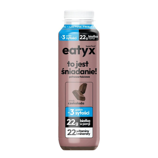 eatyx Zbilansowane pełnowartościowe śniadanie w płynie gotowe do spożycia Czekolada 300ml