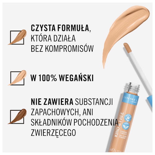 Rimmel Kind & Free wegański korektor nawilżający w płynie