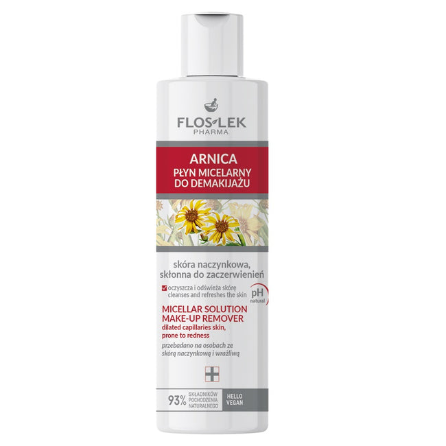 Floslek Płyn micelarny do demakijażu skóry naczynkowej 225ml