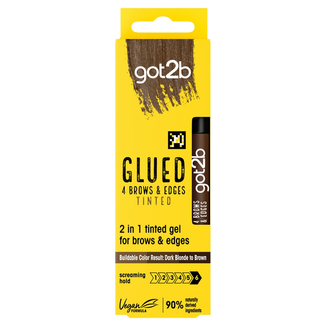 Got2B Glued 4 Brows & Edges Tinted żel do stylizacji brwi