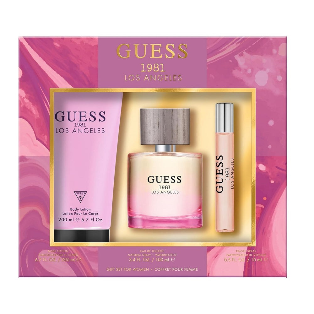 guess guess 1981 los angeles women woda toaletowa 100 ml   zestaw 