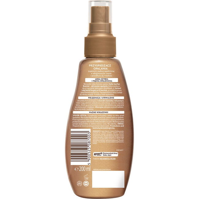 Dax Sun Przyspieszacz opalania do twarzy i ciała Turbo Gold 200ml