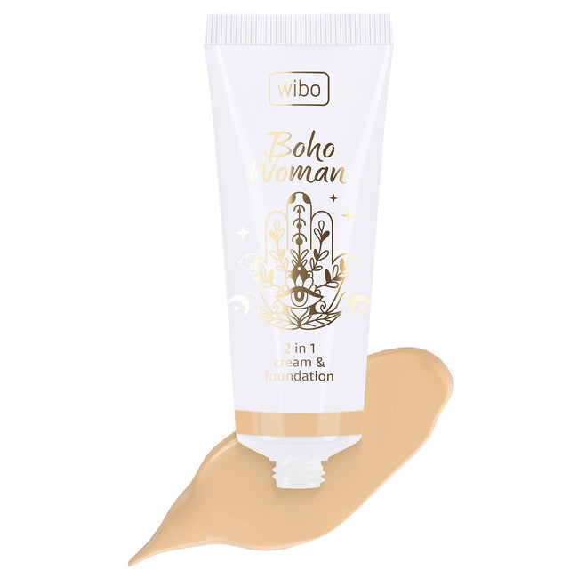 Wibo Boho Woman 2 in  Cream & Foundation 2w krem i podkład do twarzy