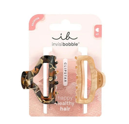 Invisibobble Clipstar Fashion klamry do włosów Golden Roar M 2szt.
