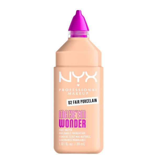 NYX Professional MakeUp Make'Em Wonder podkład do twarzy z długotrwałym kryciem