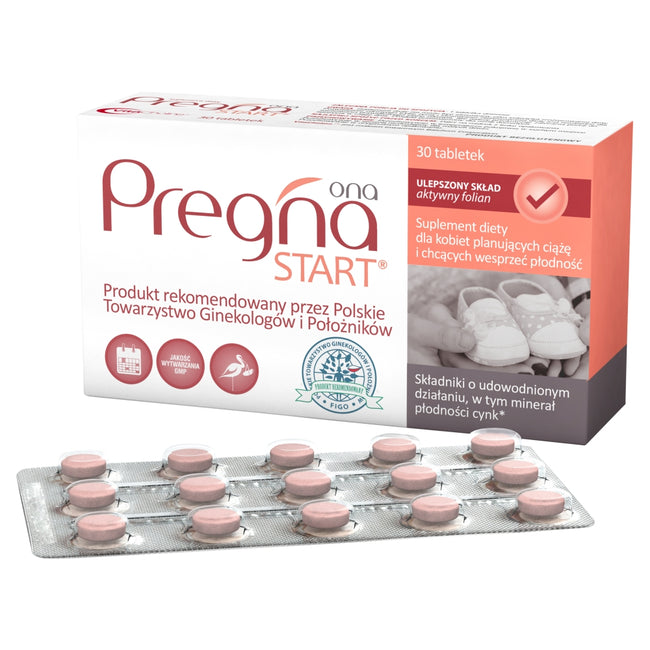 Pregna Start Ona suplement diety dla kobiet planujących ciążę 30 tabletek