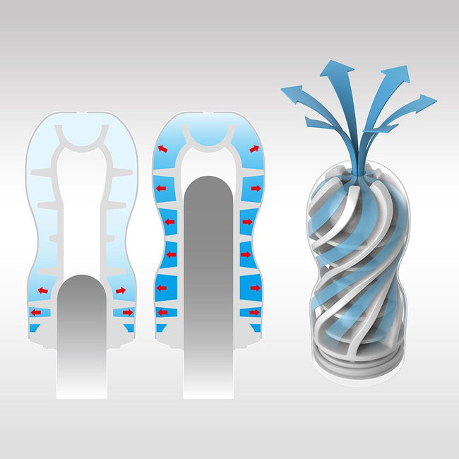 TENGA Air Flow Cup jednorazowy zasysający masturbator Medium