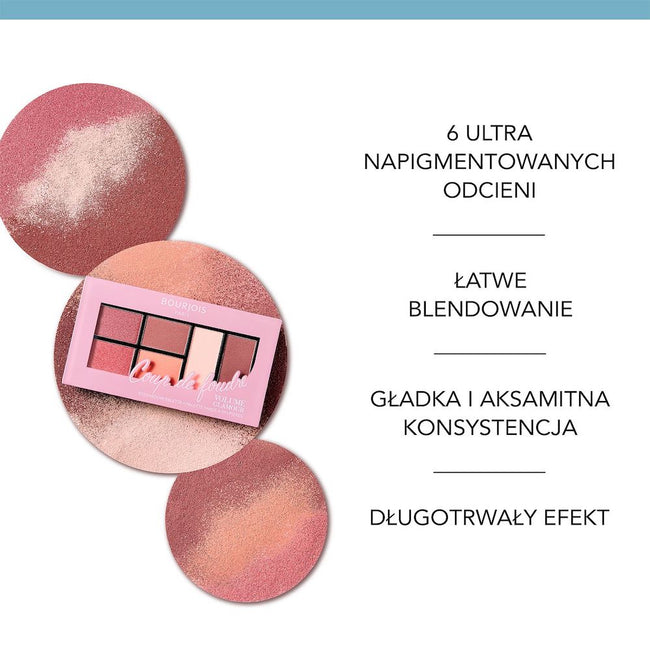 Bourjois Volume Glamour Eyeshadow Palette paleta cieni do powiek