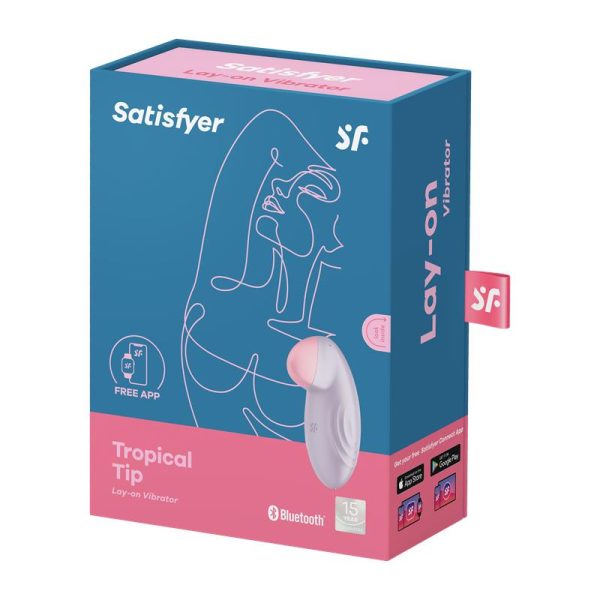 Satisfyer Tropical Tip wibrator stymulujący łechtaczkę Light Lilac