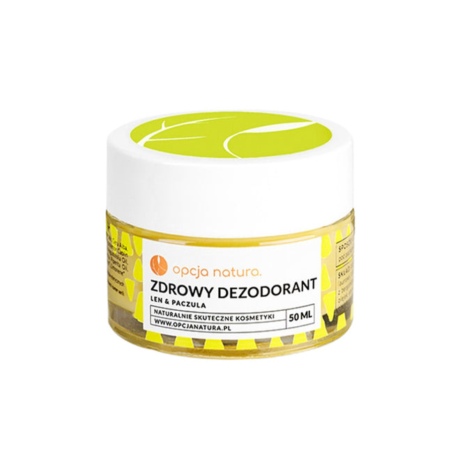 Opcja Natura Zdrowy dezodorant Len & Paczula 50ml
