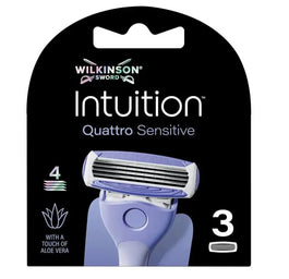 Wilkinson Intuition Quattro Sensitive wkład z 4 ostrzami 3szt