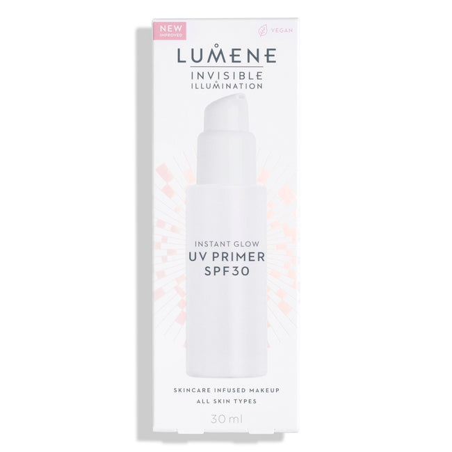 Lumene Invisible Illumination Instant Glow rozświetlająca baza pod makijaż SPF30 30ml