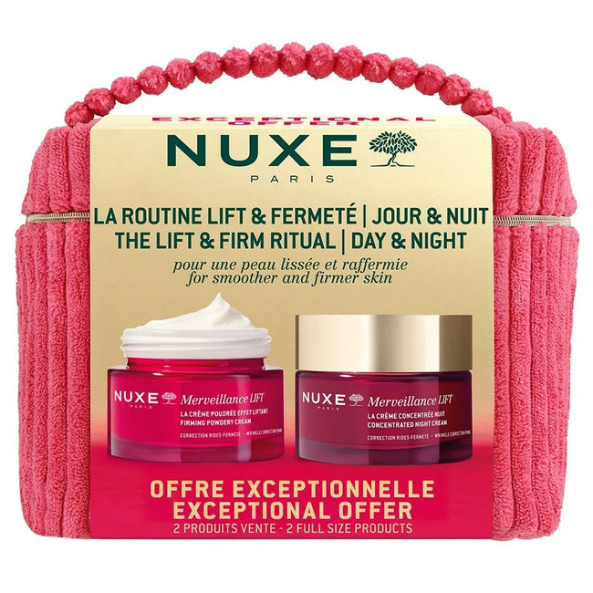 Nuxe Merveillance Lift zestaw krem liftingujący do skóry normalnej i mieszanej 50ml + skoncentrowany krem na noc 50ml