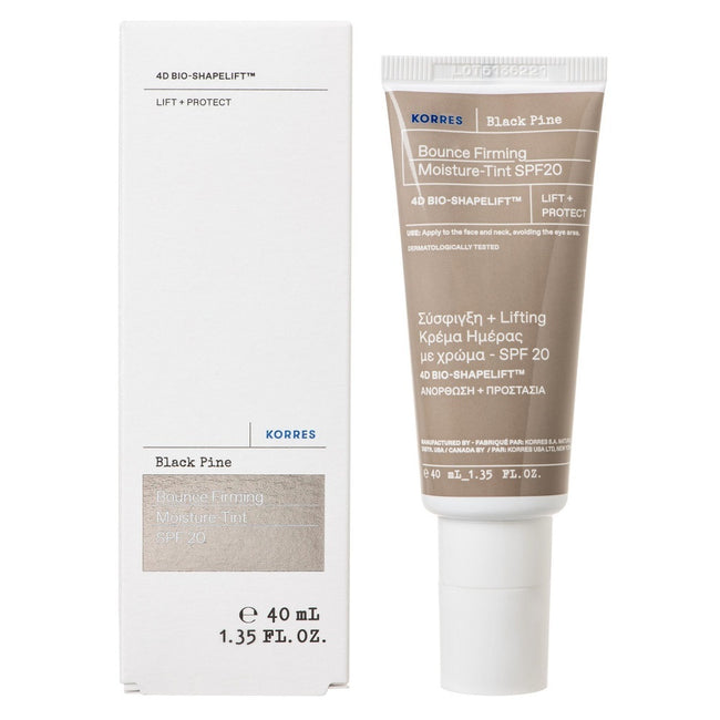 Korres Black Pine Bounce Firming Moisture-Tint SPF20 koloryzujący krem do twarzy 40ml