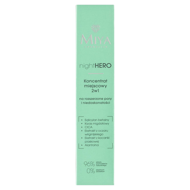 Miya Cosmetics nightHERO koncentrat miejscowy 2w1 15ml