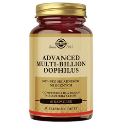 Solgar Advanced Multi-Billion Dophilus suplement diety 60 kapsułek