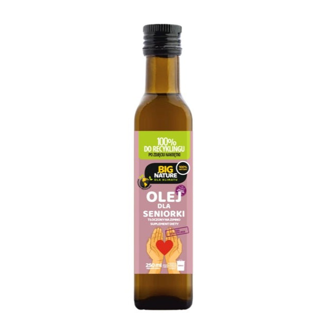 Big Nature Olej dla seniorki tłoczony na zimno 250ml