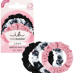 Invisibobble Loop delikatna materiałowa gumka do włosów Be Gentle 3szt.