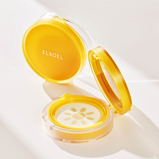 Elroel Pang Pang Yellow Sun Cushion Plus krem przeciwsłoneczny do twarzy w formie poduszeczki SPF50+ 15g