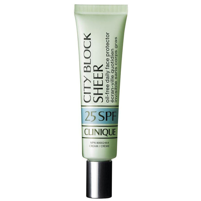 Clinique City Block™ Sheer Oil-Free Daily Face Protector Broad Spectrum SPF25 beztłuszczowy krem z filtrem przeciwsłonecznym 40ml