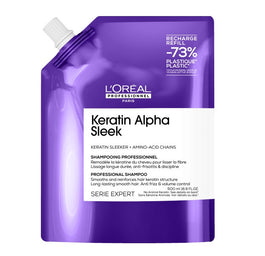 L'Oreal Professionnel Serie Expert Keratin Alpha Sleek szampon wygładzający refill 500ml