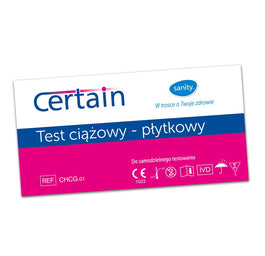 Sanity Certain test ciążowy płytkowy