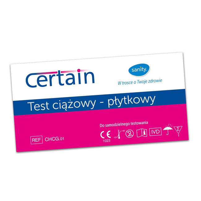 Sanity Certain test ciążowy płytkowy