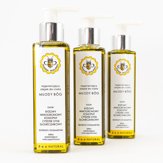 Miodowa Mydlarnia Olejek do ciała Młody Bóg 150ml