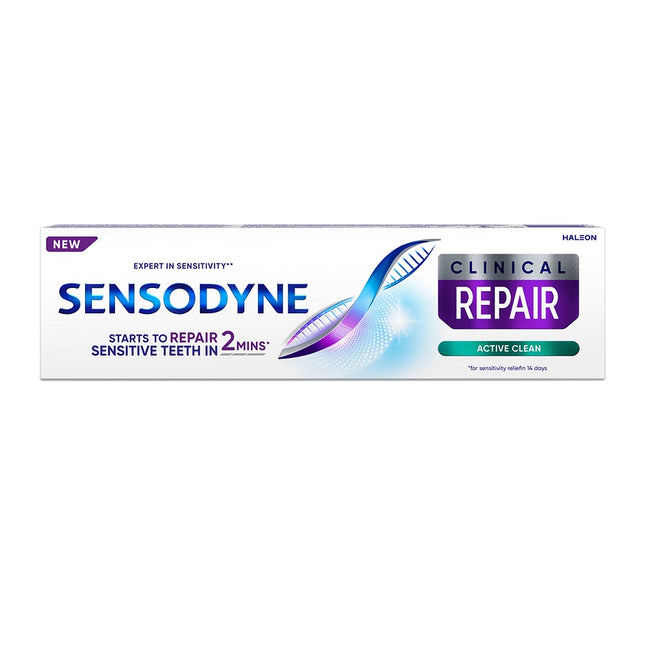 Sensodyne Clinical Repair Active Clean pasta do zębów z fluorkiem 75ml