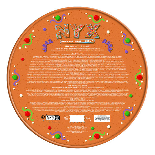 NYX Professional MakeUp Holiday Butter Gloss Vault zestaw błyszczyków 10x8ml