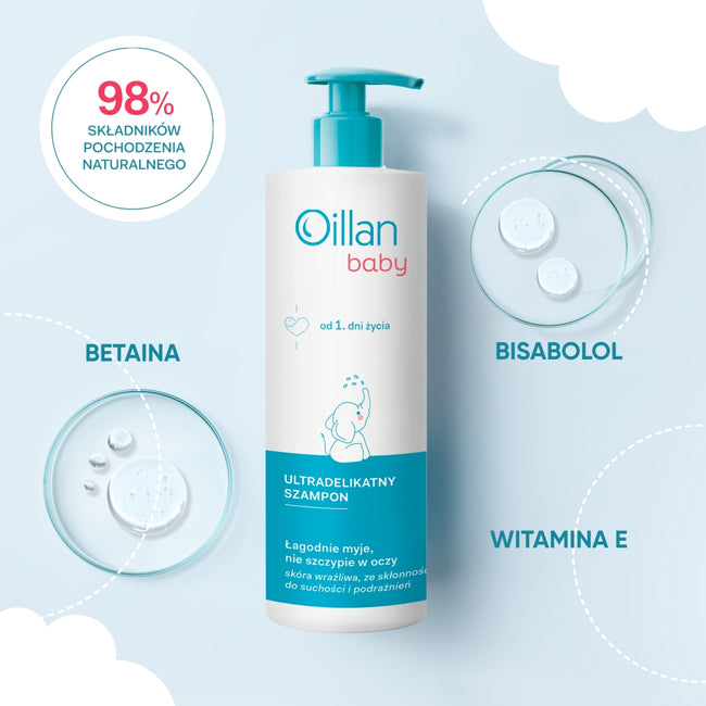 Oillan Baby ultradelikatny szampon 200ml