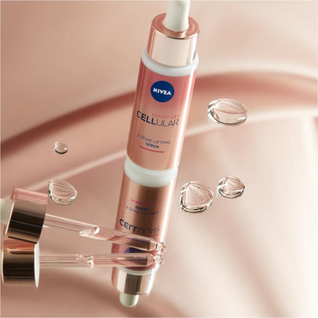 Nivea Cellular Expert Lift zestaw krem anti-age na dzień 50ml + 3-strefowe serum 30ml