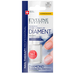 Eveline Cosmetics Nail Therapy Professional odżywka utwardzająca z diamentami 12ml