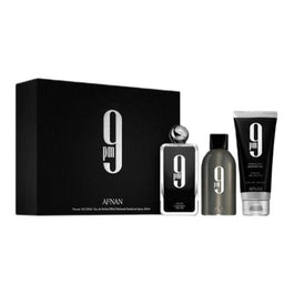 Afnan 9pm zestaw woda perfumowana spray 100ml + żel pod prysznic 150ml + dezodorant spray 250ml