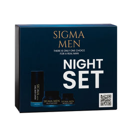 Sigma Men Night Set zestaw lekki balsam do ciała 100ml + serum na noc 50ml + krem pod oczy 30ml