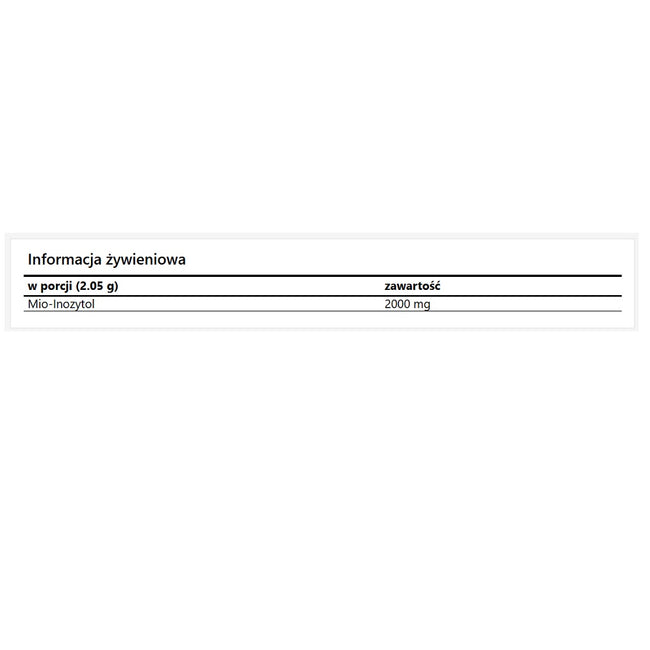 Needed Myo-Inositol Powder suplement diety w proszku 123g