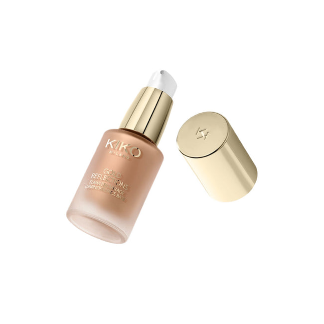 KIKO Milano Gold Reflections Flawless Mirage Luminous Face Base nawilżająco-rozświetlająca baza pod makijaż