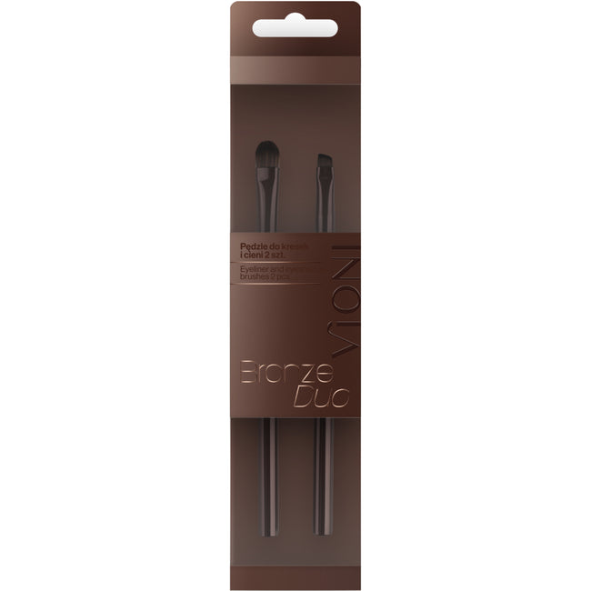 Vioni Bronze Duo pędzle do kresek i cieni 2szt.
