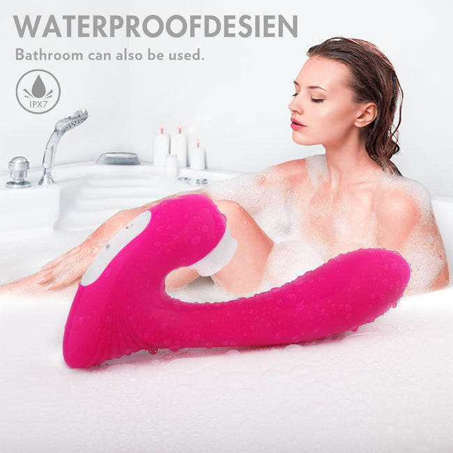 S-HANDE Dawn stymulator łechtaczki z 9 trybami wibracji Red Rose