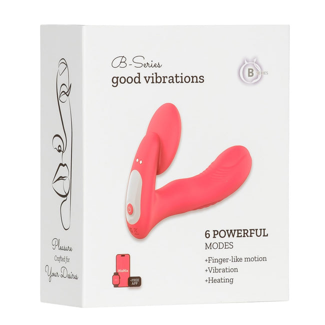B-Series Fox Silicone Vibrator wibrator z funkcją podgrzewania