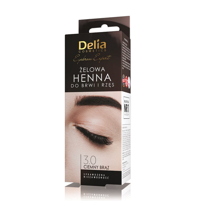 Delia Eyebrow Expert żelowa henna do brwi i rzęs